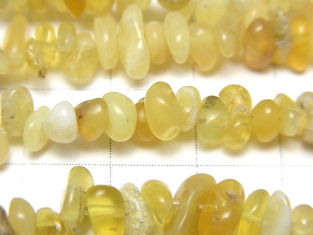 [Video]Yellow Opal Chips (Small Nugget ) 1strand beads (aprx.33inch/84cm)