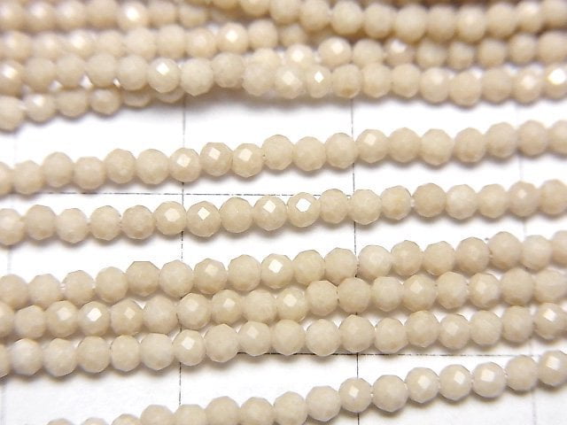 High Quality!  Riverstone  Faceted Round 2mm  1strand beads (aprx.15inch/38cm)