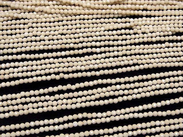 High Quality!  Riverstone  Faceted Round 2mm  1strand beads (aprx.15inch/38cm)