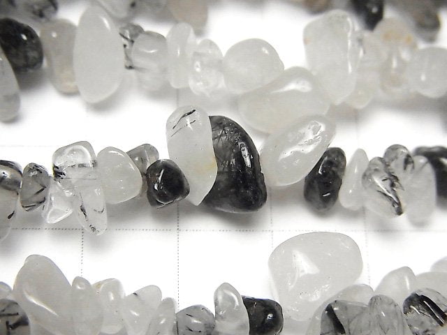 Tourmaline Quartz AA Chips (Small Nugget ) 1strand beads (aprx.32inch/80cm)