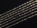 [Video][K10 Yellow Gold] 4-Faceted Long Cable Chain Approx. 0.9mm Wide Necklace 1pc