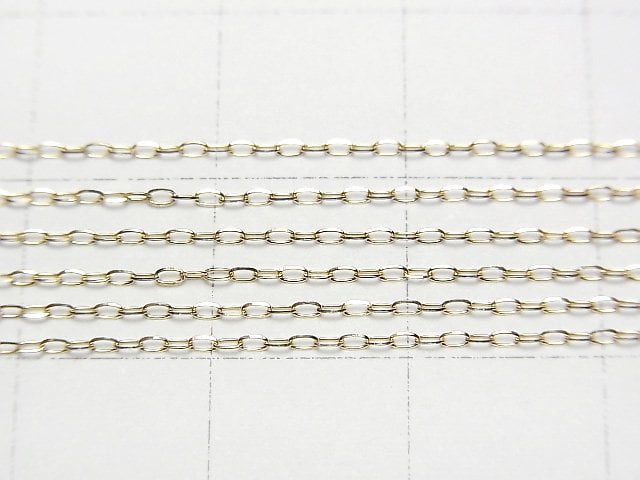 [Video][K10 Yellow Gold]4Faceted Long Cable Chain Approx. 0.9mm Width Necklace 1pc