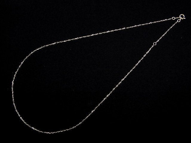 [Video][K10 Yellow Gold]4Faceted Long Cable Chain Approx. 0.9mm Width Necklace 1pc