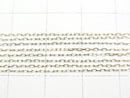 [Video][K10 Yellow Gold]4Faceted Cable Chain Approx 0.75mm Width Necklace 1pc