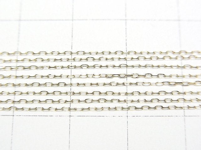 [Video][K10 Yellow Gold] 4Faceted Cable Chain Approx 0.75mm width necklace 1pc