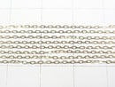 [Video][K10 Yellow Gold]Multiple Facets Flat Cable Chain Approx. 1mm Wide Necklace 1pc