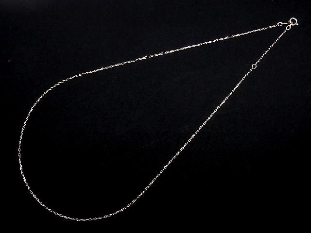 [Video] [18K Yellow Gold] 4-Faceted Long Cable Chain Approx. 0.9mm Wide Necklace (1pc)