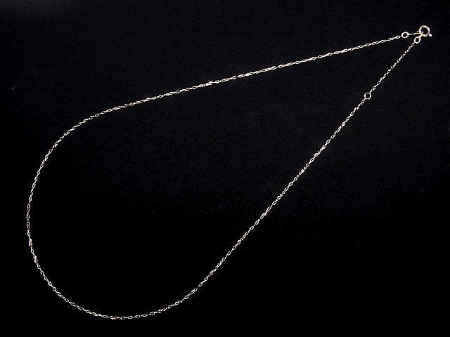 [Video][18K Yellow Gold]4Faceted Long Cable Chain Approx 0.9mm Width Necklace 1pc