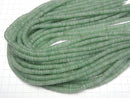 [Video]Green Aventurine Rondelle 6x6x2mm 1strand beads (aprx.15inch/37cm)