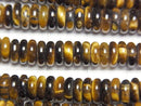 [Video]Yellow Tiger's Eye Rondelle 6x6x2mm 1strand beads (aprx.15inch/37cm)