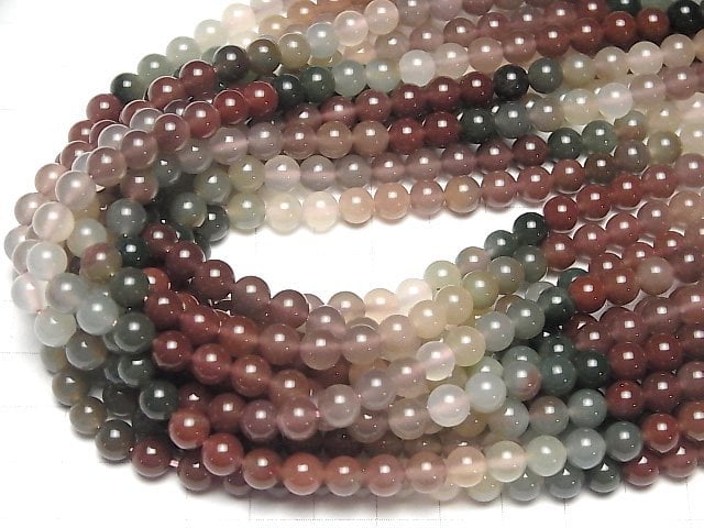 [Video]Multicolor Quartz AA++ Round 6mm 1strand beads (aprx.15inch/37cm)