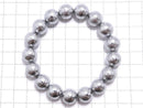 [Video][One of a kind] Meteorite Round 12mm Bracelet NO.4