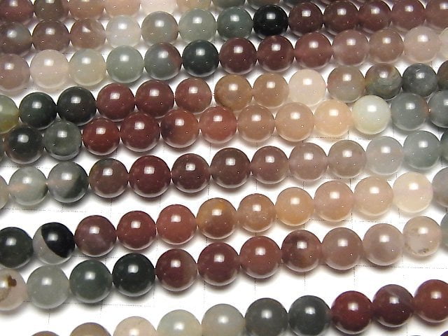 [Video] Multicolor Quartz AA++ Round 8mm 1strand beads (aprx.15inch/38cm)