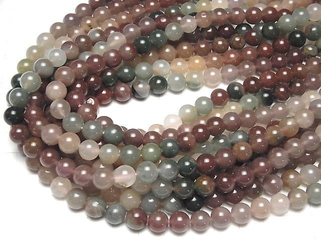 [Video] Multicolor Quartz AA++ Round 8mm 1strand beads (aprx.15inch/38cm)