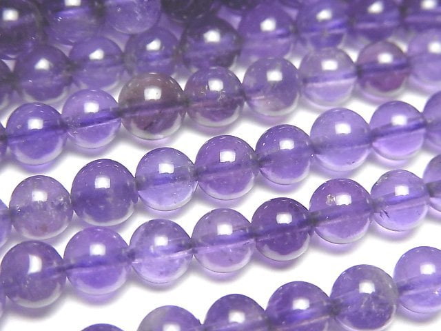 Amethyst, Round Gemstone Beads