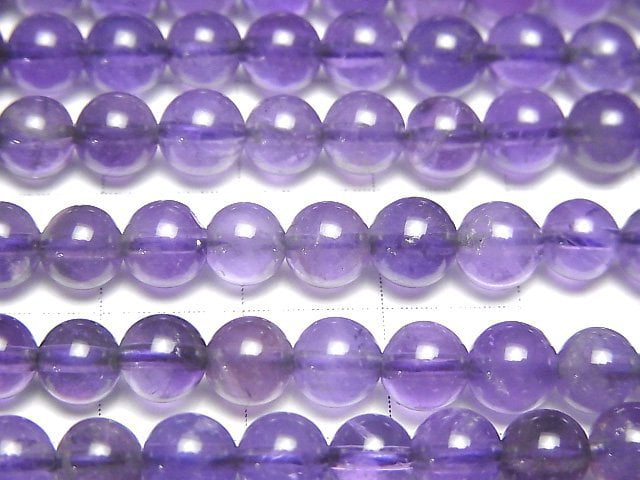 [Video]Amethyst AA Round 6mm 1strand beads (aprx.15inch/36cm)