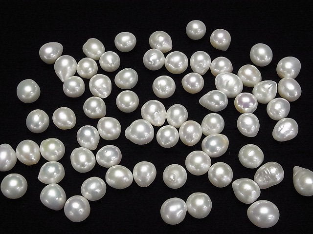 [Video]Fresh Water Pearl AA+ Loose stone Potato -Baroque 10-13mm White 3pcs