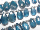 Faceted Briolette, Kyanite, Pear Shape Gemstone Beads