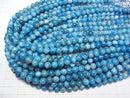 [Video]Madagascar Blue Apatite AA+ Round 8mm 1strand beads (aprx.15inch/36cm)