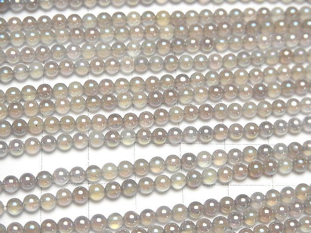 [Video] Flash, Gray Onyx Round 3mm 1strand (aprx.15inch/36cm)