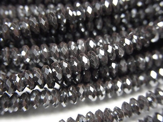 Hematite, Roundel Gemstone Beads