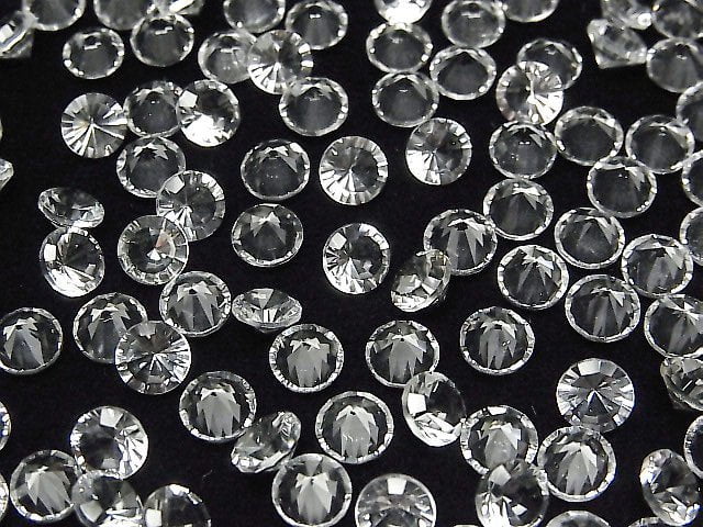 [Video]High Quality Crystal AAA Loose stone Round Concave Cut 6x6mm 5pcs