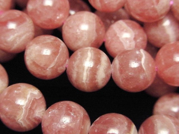 Accessories, Bracelet, Rhodochrosite, Round Gemstone Beads