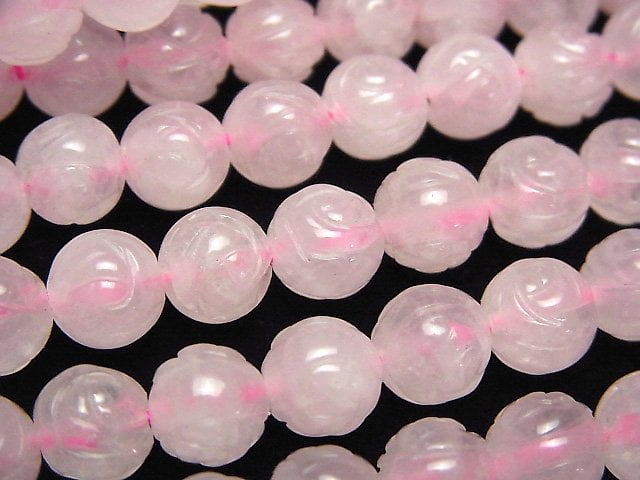 Rose Quartz, Round Gemstone Beads