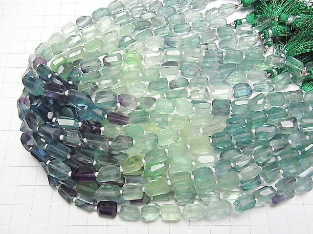 [Video] Fluorite AA++ Faceted Nugget [M size] 1strand (aprx.12inch/30cm)