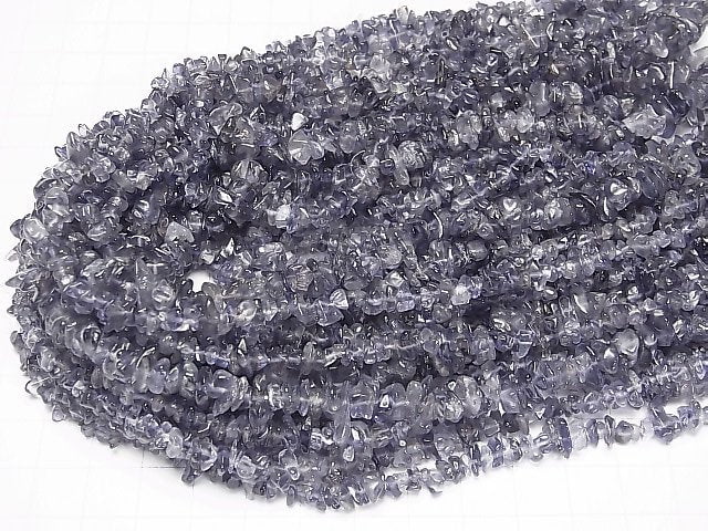 [Video]Iolite AA++ Chips (Small Nugget) 1 strand beads (aprx.33inch/82cm)