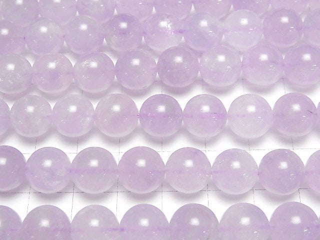 [Video] Lavender Amethyst AAA- Round 10mm half or 1strand beads (aprx.15inch/37cm)