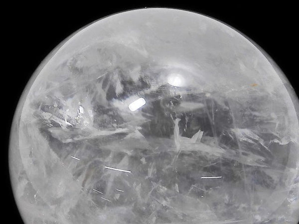 Crystal Quartz, One of a kind, Sphere, Undrilled (No Hole) One of a kind