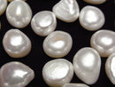 [Video]Fresh Water Pearl AA++ Loose stone Potato -Baroque 11-14mm White 5pcs