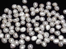 [Video]Fresh Water Pearl AA++ Loose stone Potato -Baroque 11-14mm White 5pcs