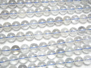 [Video] Natural White Topaz AA++ Round 10mm half or 1strand (aprx.15inch/37cm)