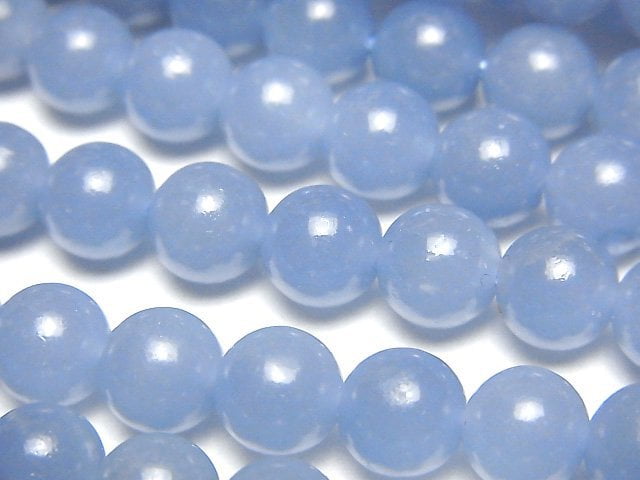 Angelite, Round Gemstone Beads