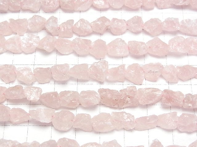 [Video]Rose Quartz Roughlock Nugget half or 1strand beads (aprx.15inch/38cm)