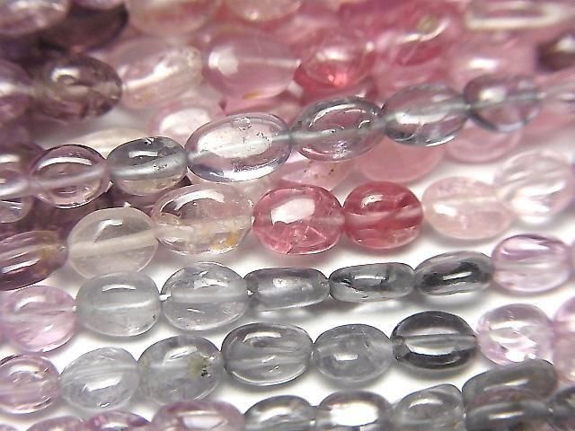 [Video]High Quality Multi-color Spinel AAA- Nugget -Oval half or 1strand beads (aprx.7inch/18cm)