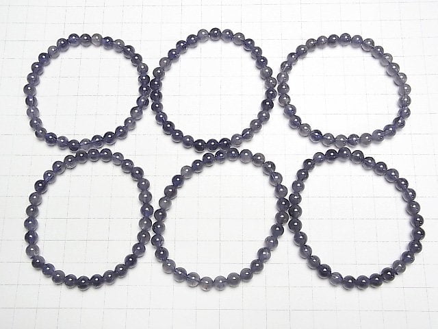 [Video]Iolite AA Round 6mm Bracelet