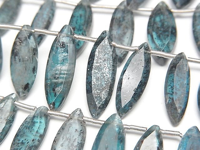 Kyanite, Marquise Gemstone Beads