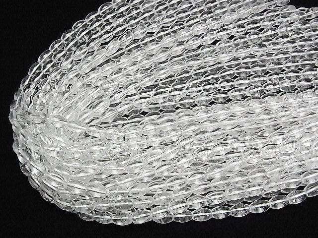 [Video] Crystal AA++ Rice 10x7x7mm 1strand beads (aprx.15inch/37cm)