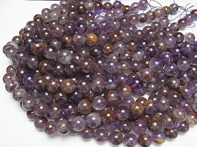 [Video] Garden Amethyst AA+ Round 14mm half or 1-strand beads (approx. 15 inches/36 cm)