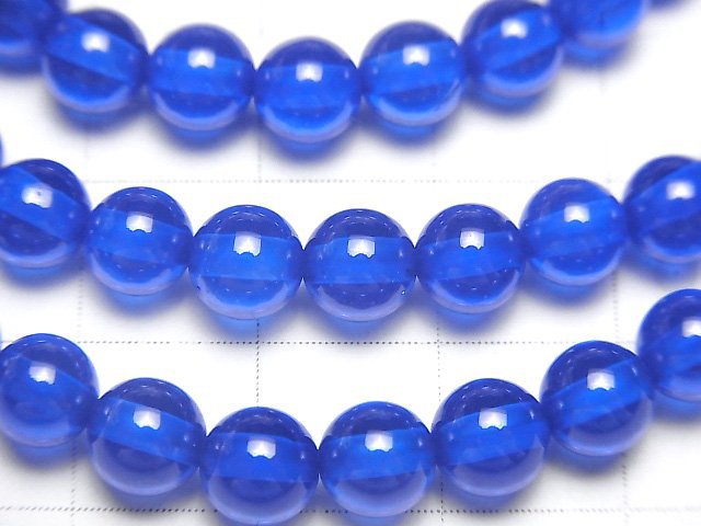 [Video]Synthetic Sapphire AAA Round 6mm Bracelet