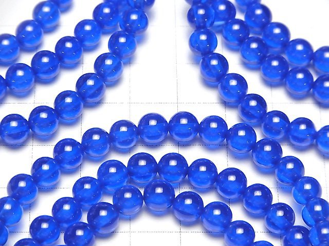 [Video]Synthetic Sapphire AAA Round 6mm Bracelet