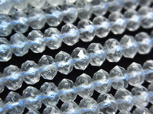 Roundel, Star, Topaz Gemstone Beads