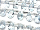 [Video] High Quality Sky Blue Topaz AAA Pear Shape Faceted 8x5mm Half or 1 Strand (28pcs)