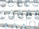 [Video] High Quality Sky Blue Topaz AAA Pear Shape Faceted 8x5mm Half or 1 Strand (28pcs)
