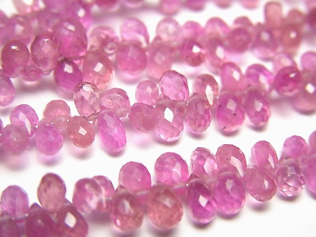 Drop, Faceted Briolette, Sapphire Gemstone Beads