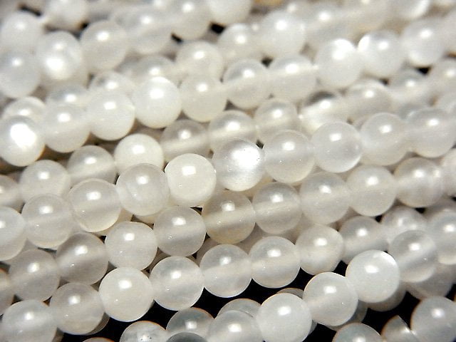 Moonstone, Round Gemstone Beads