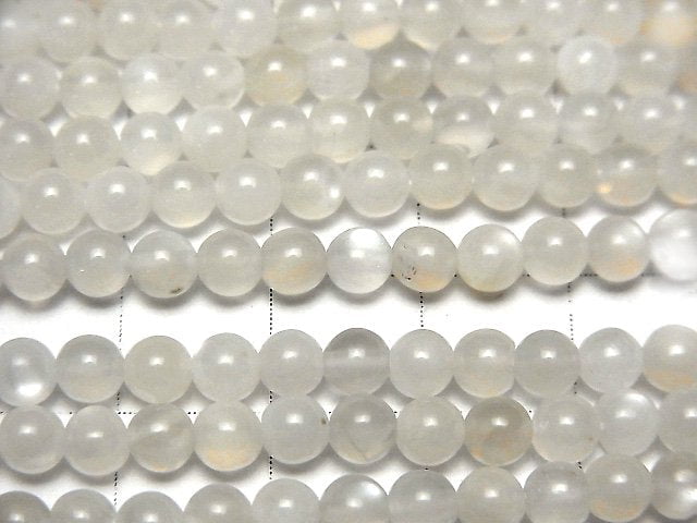 White Moonstone AAA- Round 4mm 1strand beads (aprx.15inch/37cm)